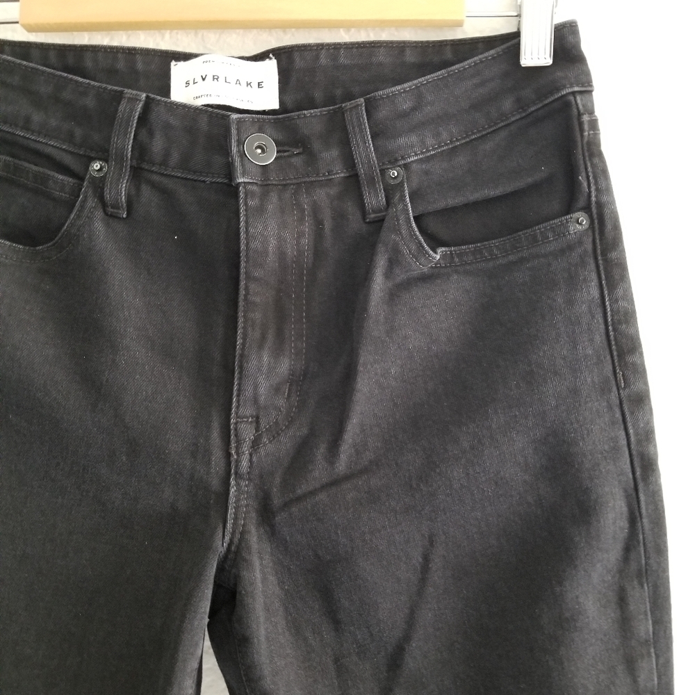Slvrlake Crystal Bootcut Leg Jeans Size 28 Black - Picture 4 of 9
